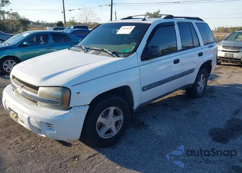 2004 Chevrolet Trailblazer Ls from USA, damaged, VIN 1GNDT13S742398787